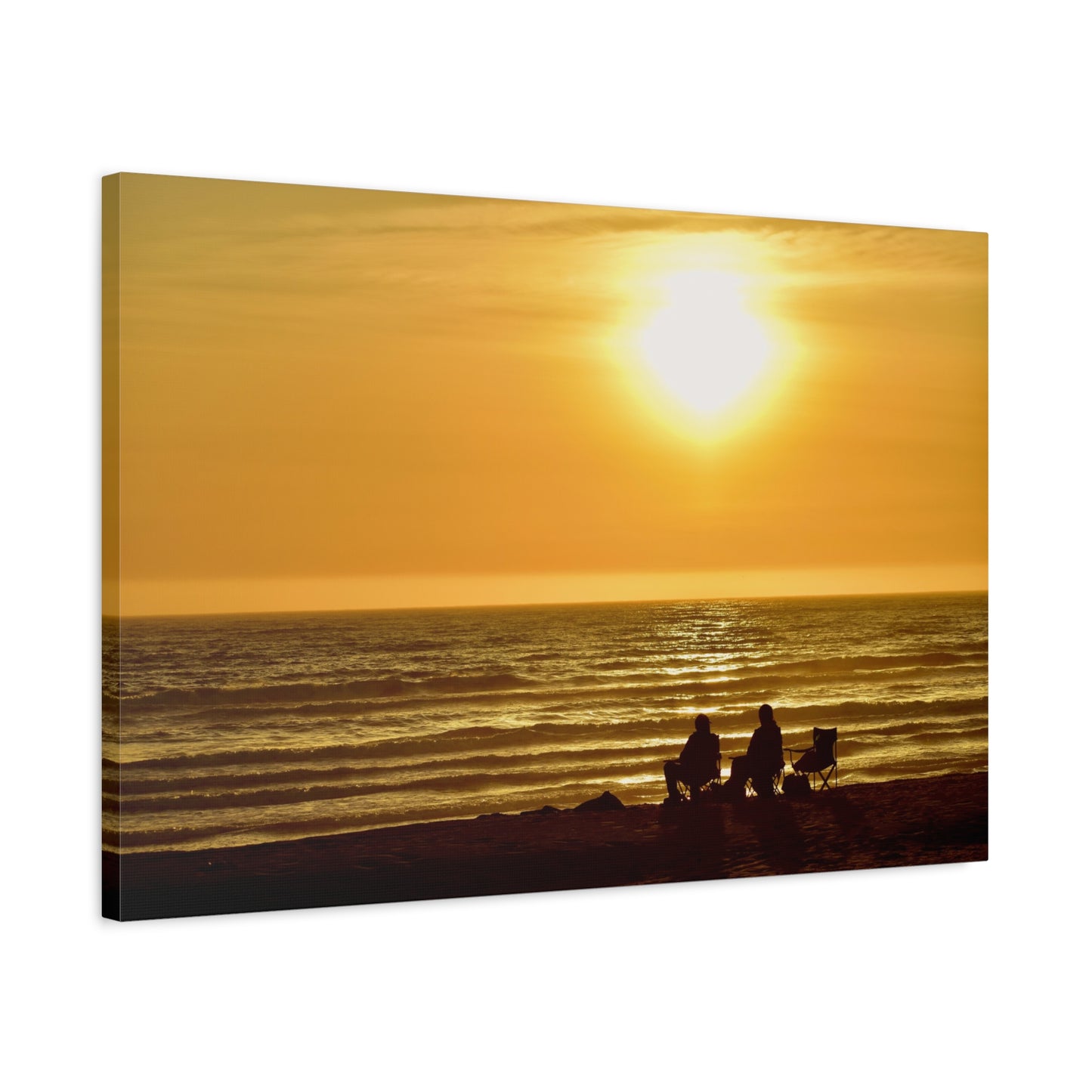 Golden Sunset at Pismo Beach Canvas Print