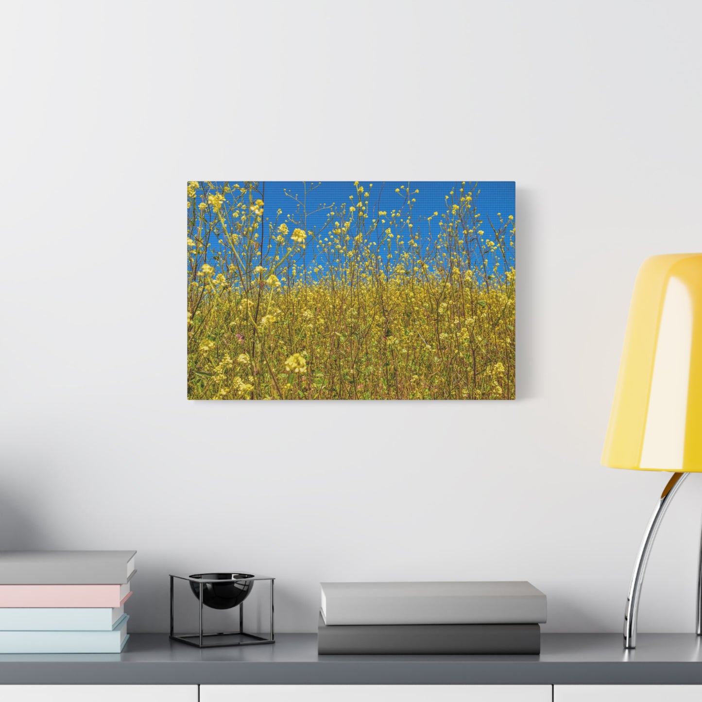 Yellow Wildflower Super-Bloom Canvas Print | Nature Wall Art from California