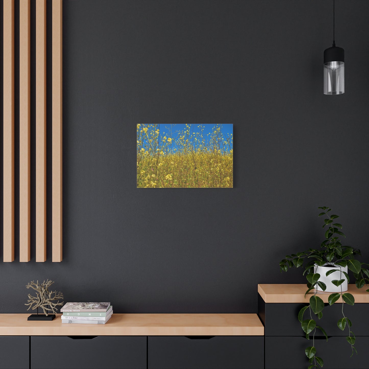 Yellow Wildflower Super-Bloom Canvas Print | Nature Wall Art from California
