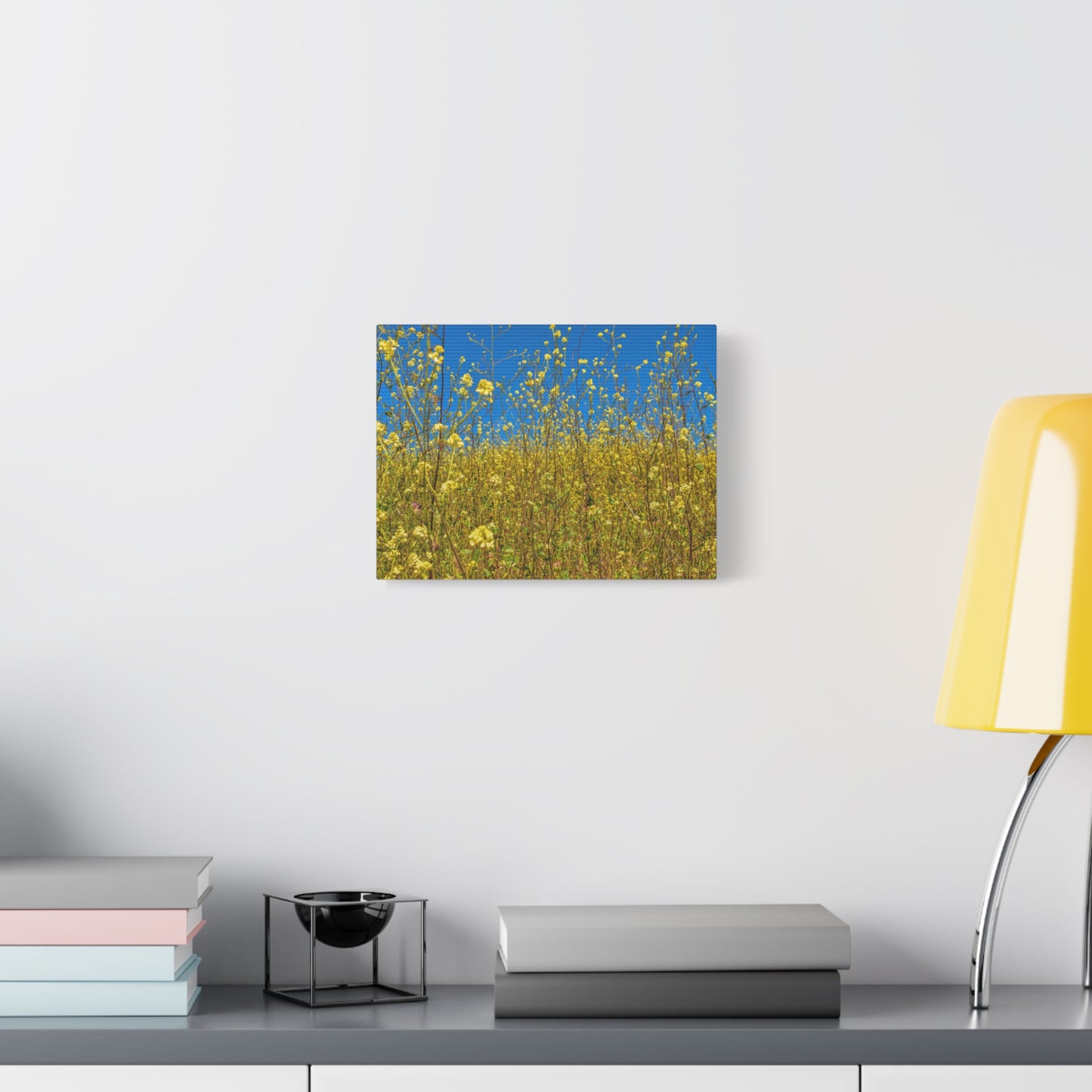 Yellow Wildflower Super-Bloom Canvas Print | Nature Wall Art from California