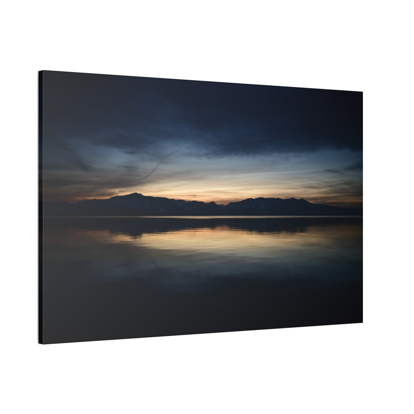 Lake Tahoe Sunset Reflection Canvas Print