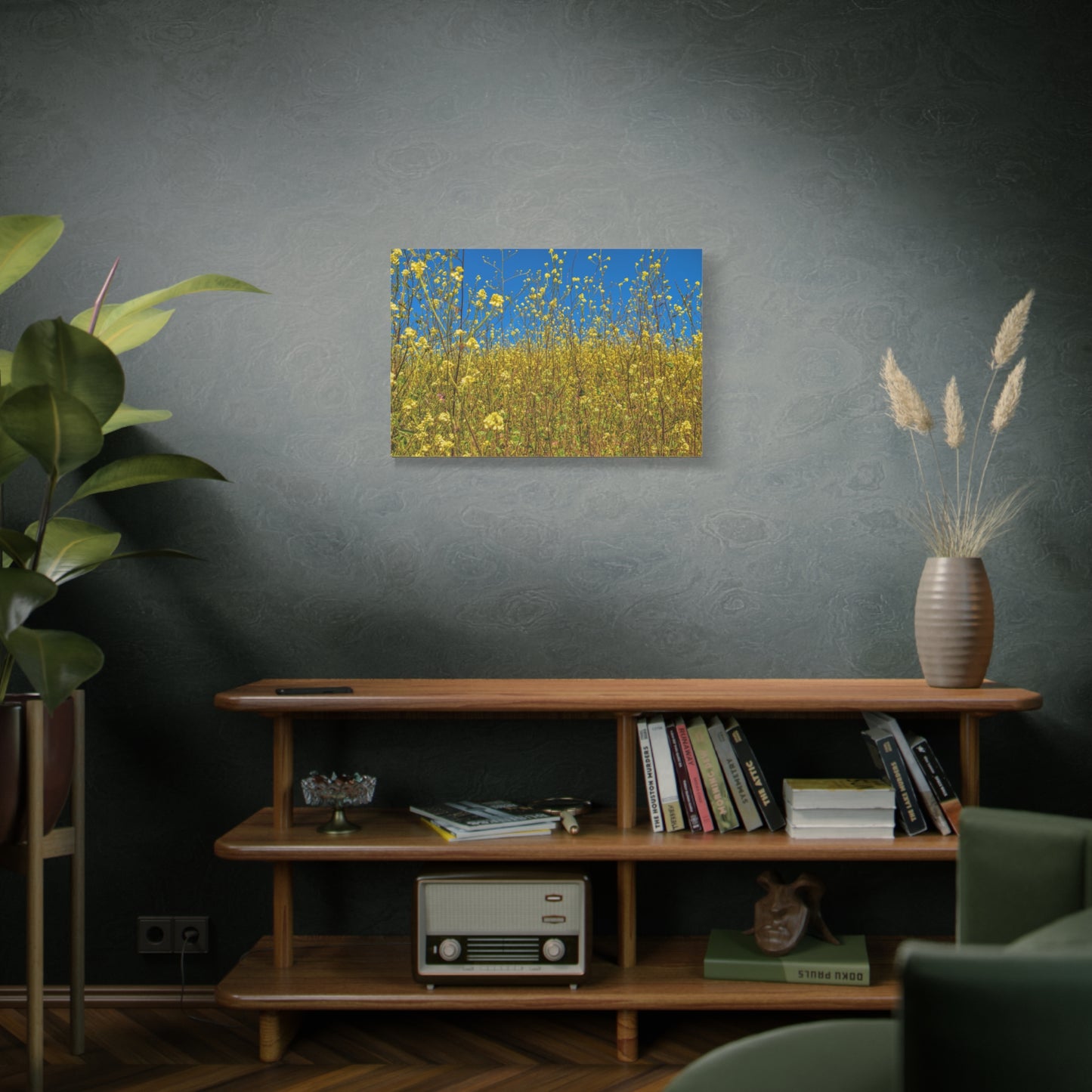 Yellow Wildflower Super-Bloom Canvas Print | Nature Wall Art from California