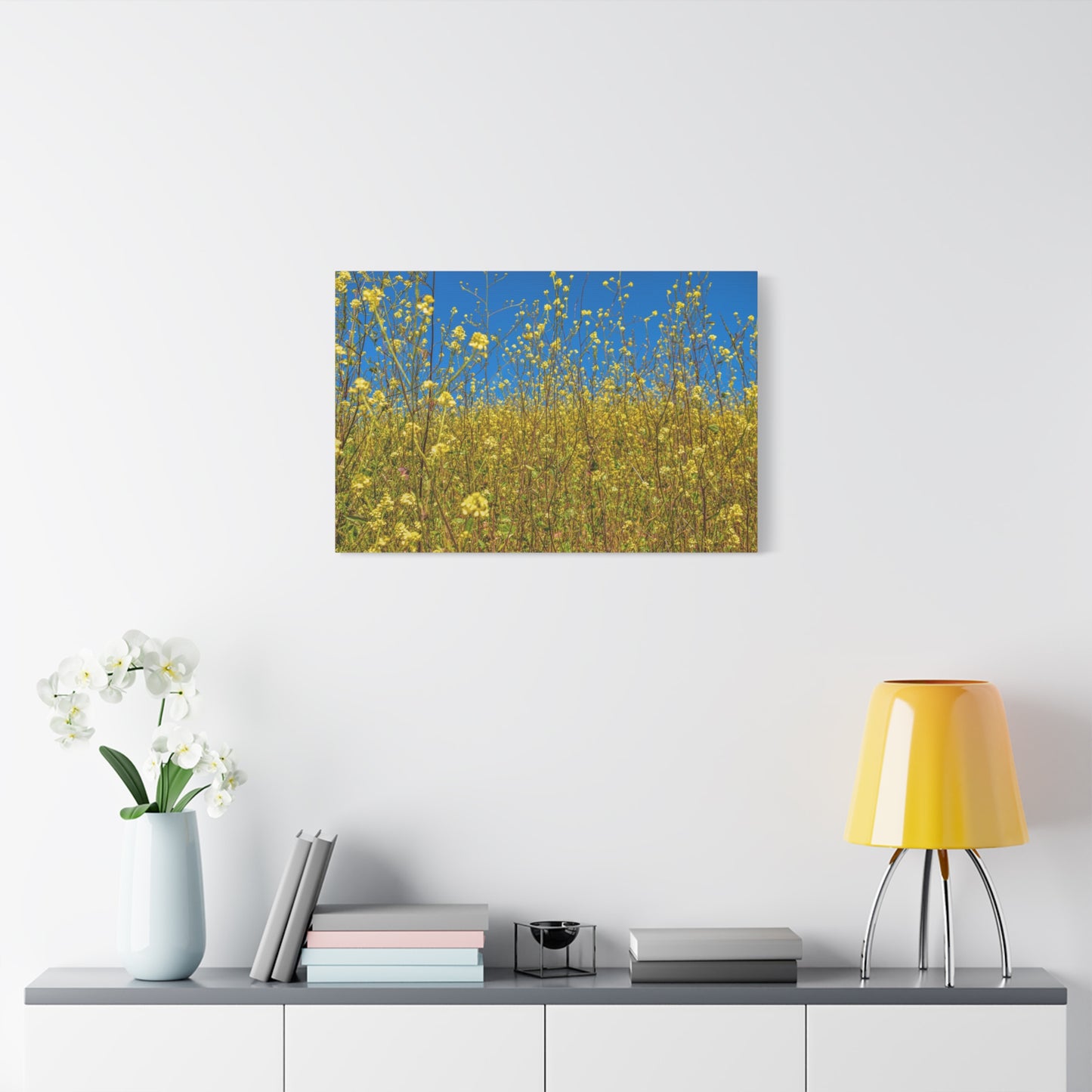 Yellow Wildflower Super-Bloom Canvas Print | Nature Wall Art from California