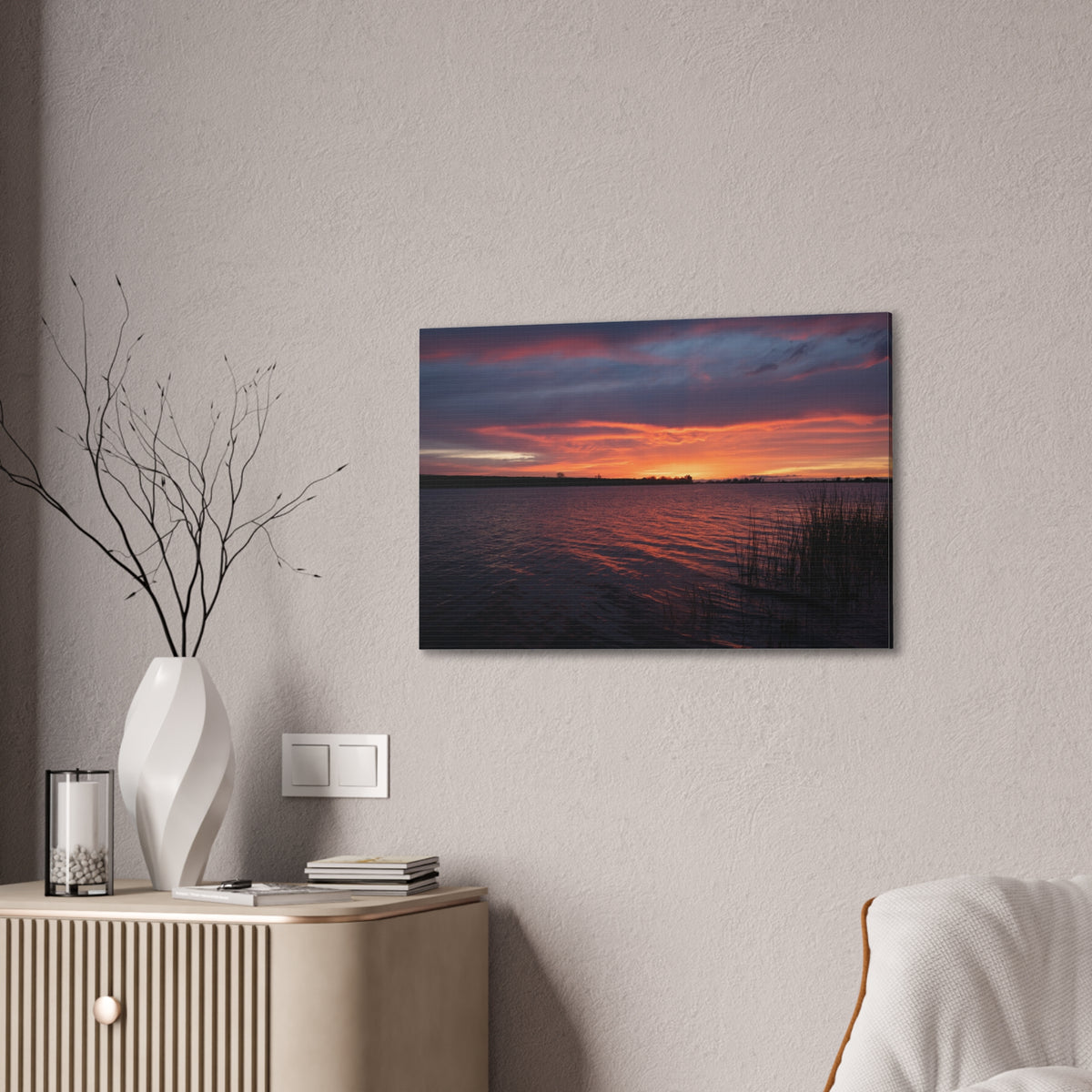 Vermilion Delta Skies