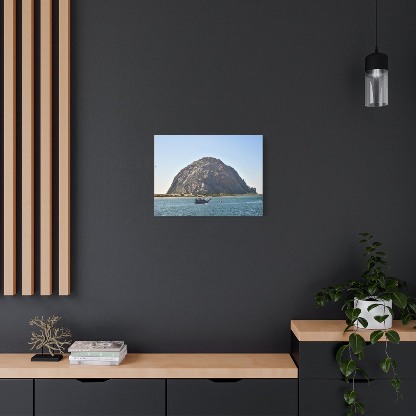 Majestic Morro Rock - Canvas Print | Iconic California Coastal Art