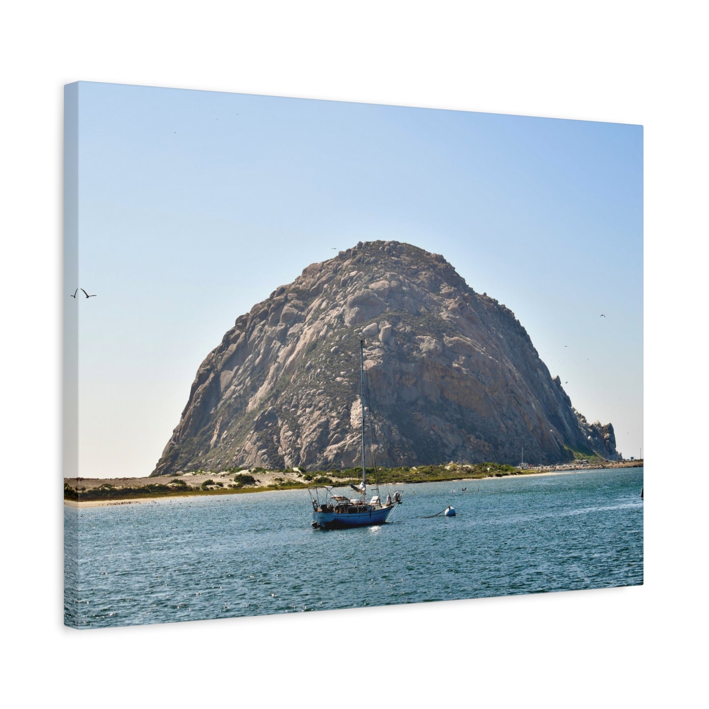 Majestic Morro Rock - Canvas Print | Iconic California Coastal Art