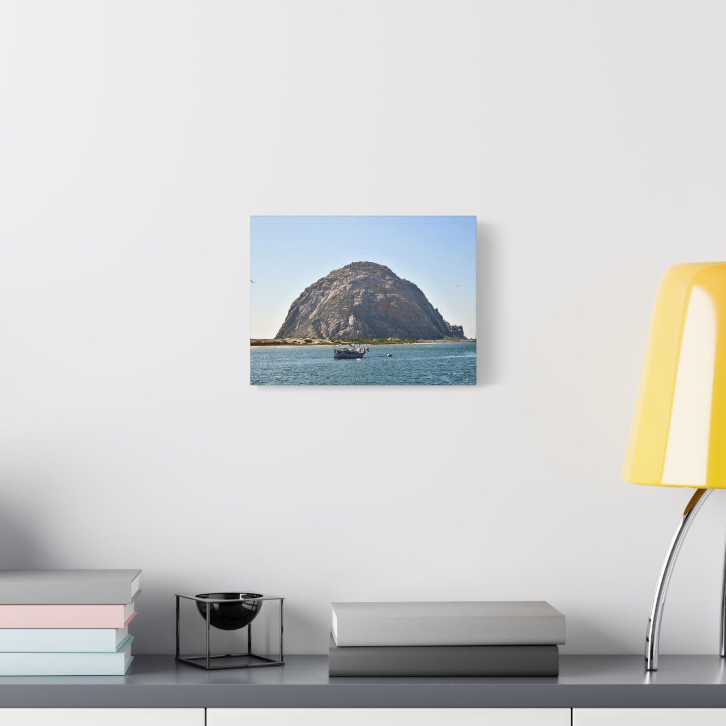 Majestic Morro Rock - Canvas Print | Iconic California Coastal Art