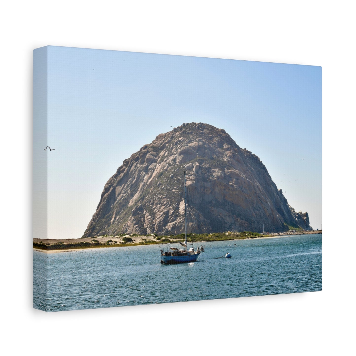 Majestic Morro Rock - Canvas Print | Iconic California Coastal Art