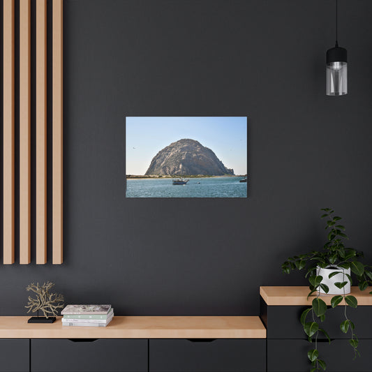 Majestic Morro Rock - Canvas Print | Iconic California Coastal Art