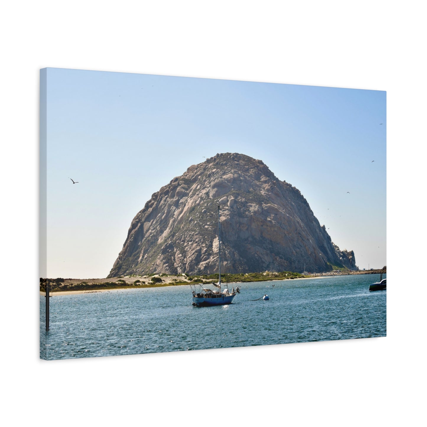 Majestic Morro Rock - Canvas Print | Iconic California Coastal Art