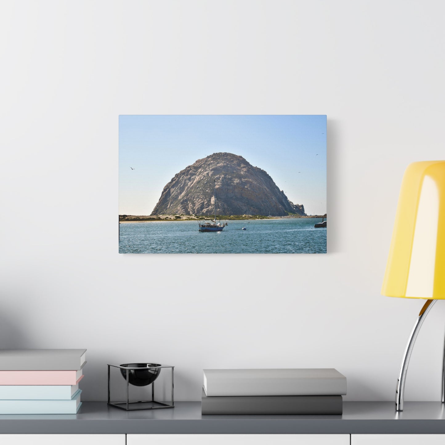 Majestic Morro Rock - Canvas Print | Iconic California Coastal Art