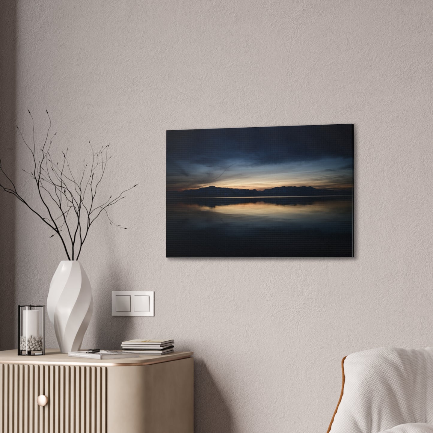 Lake Tahoe Sunset Reflection Canvas Print