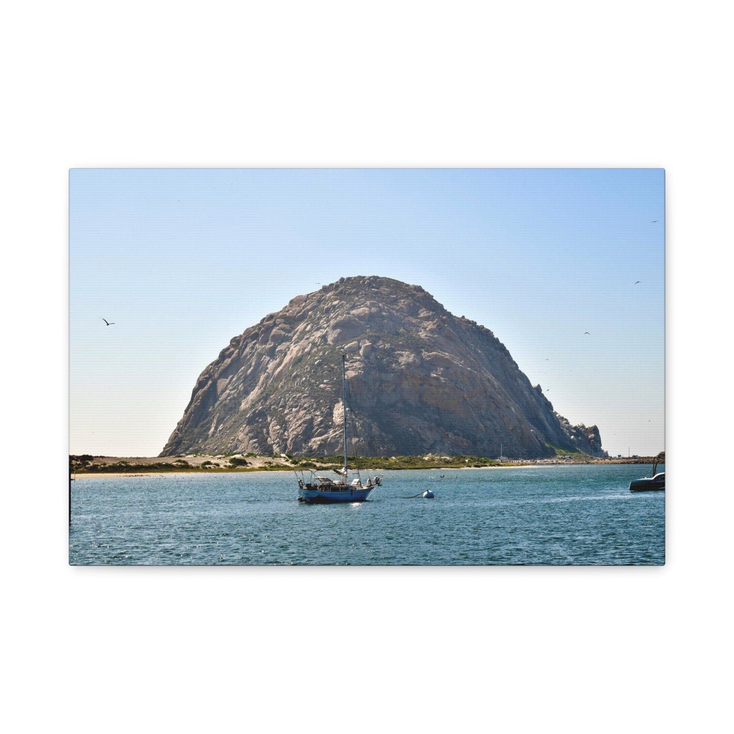 Majestic Morro Rock - Canvas Print | Iconic California Coastal Art