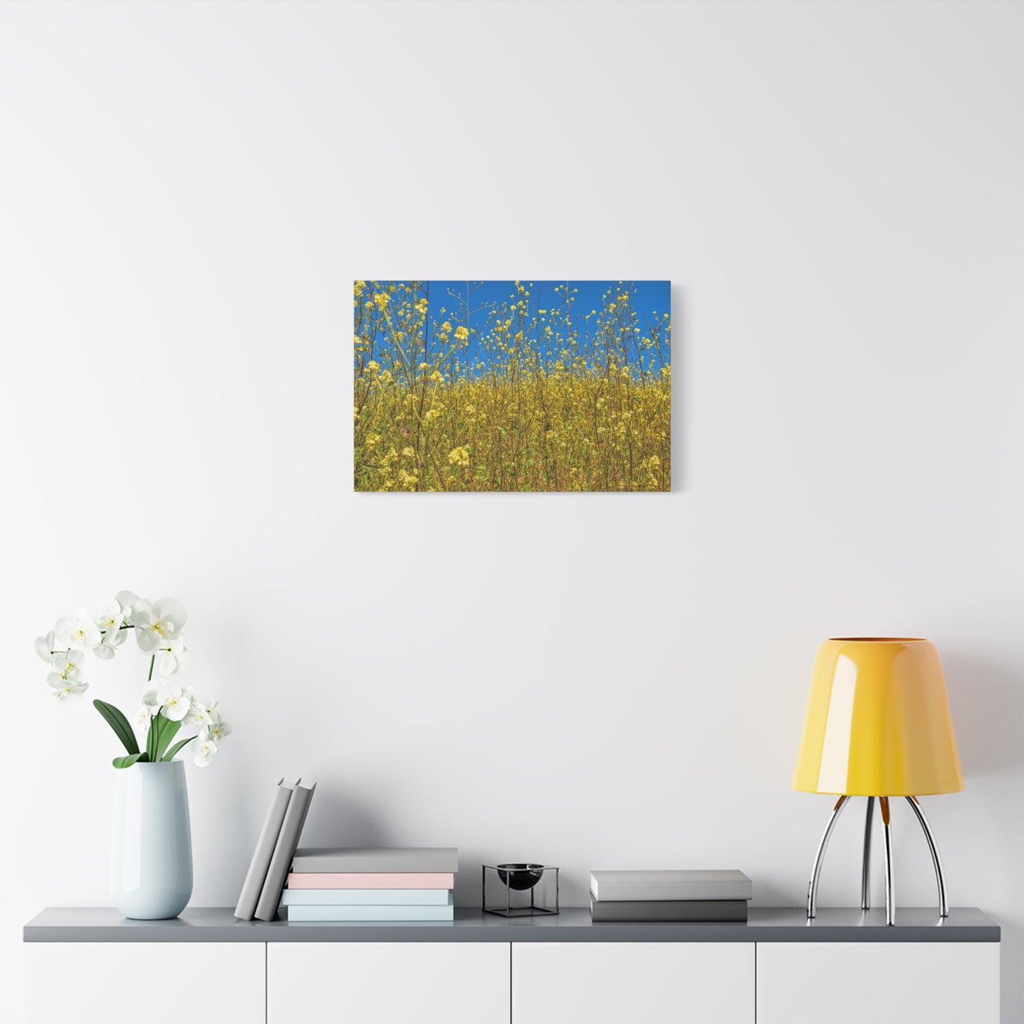 Yellow Wildflower Super-Bloom Canvas Print | Nature Wall Art from California