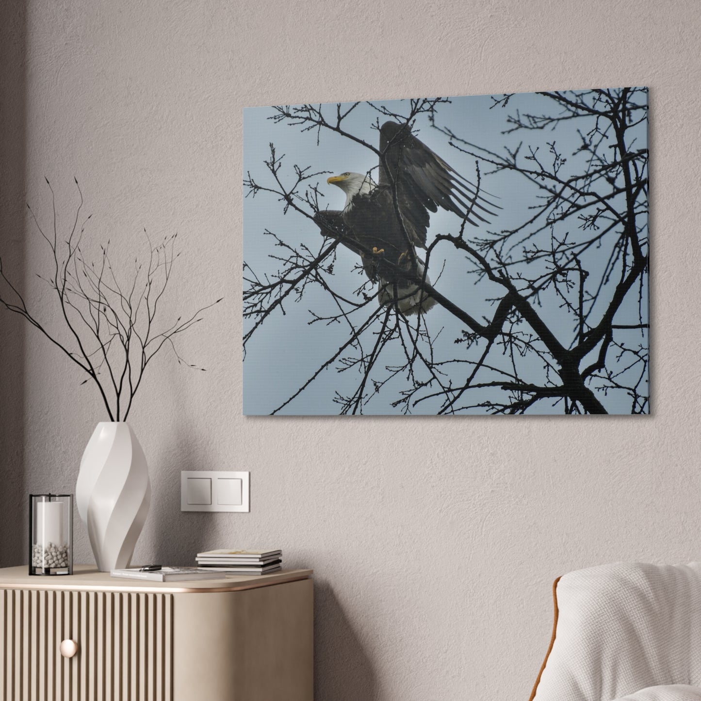 Bald Eagle in the Mist – St. Helena, Napa Valley