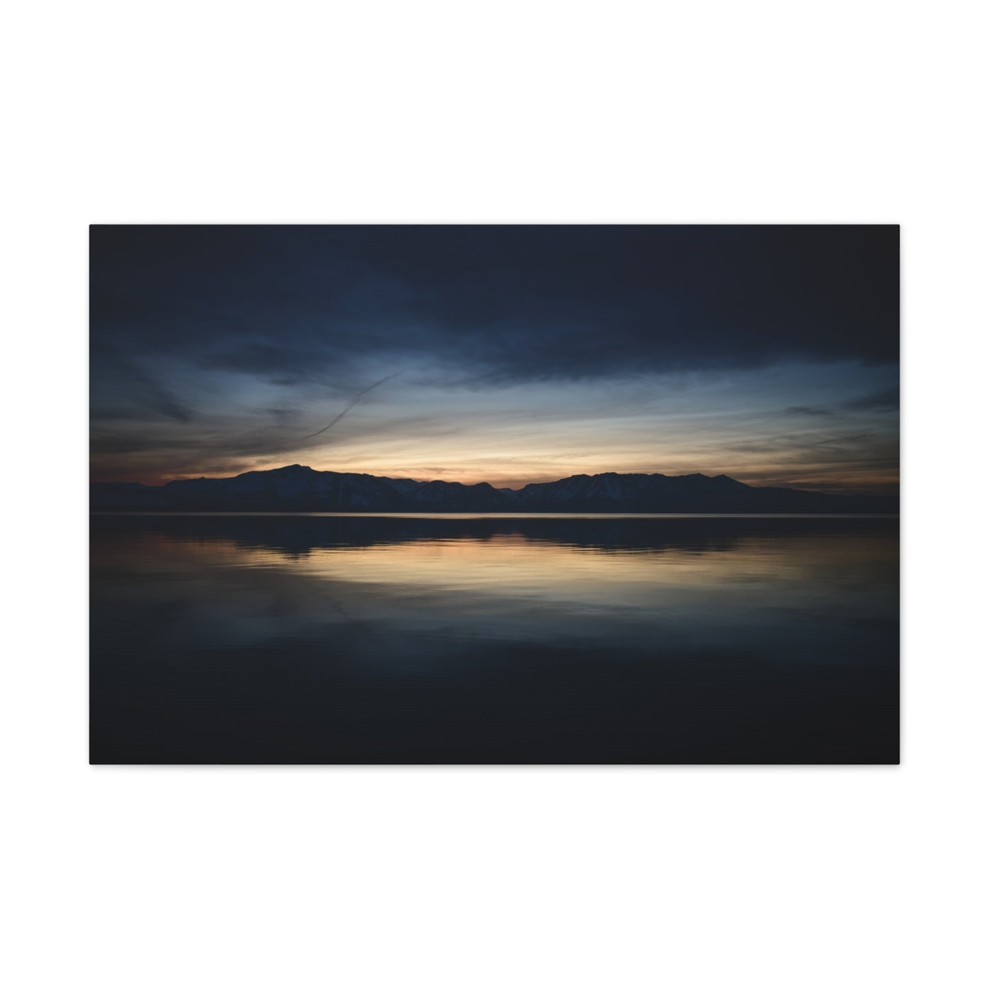 Lake Tahoe Sunset Reflection Canvas Print