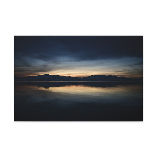 Lake Tahoe Sunset Reflection Canvas Print