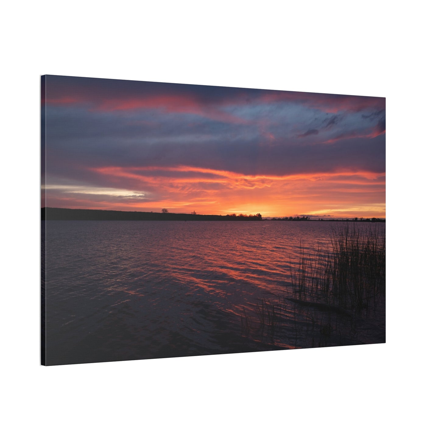 Vermilion Delta Skies – Sherman Island Sunrise