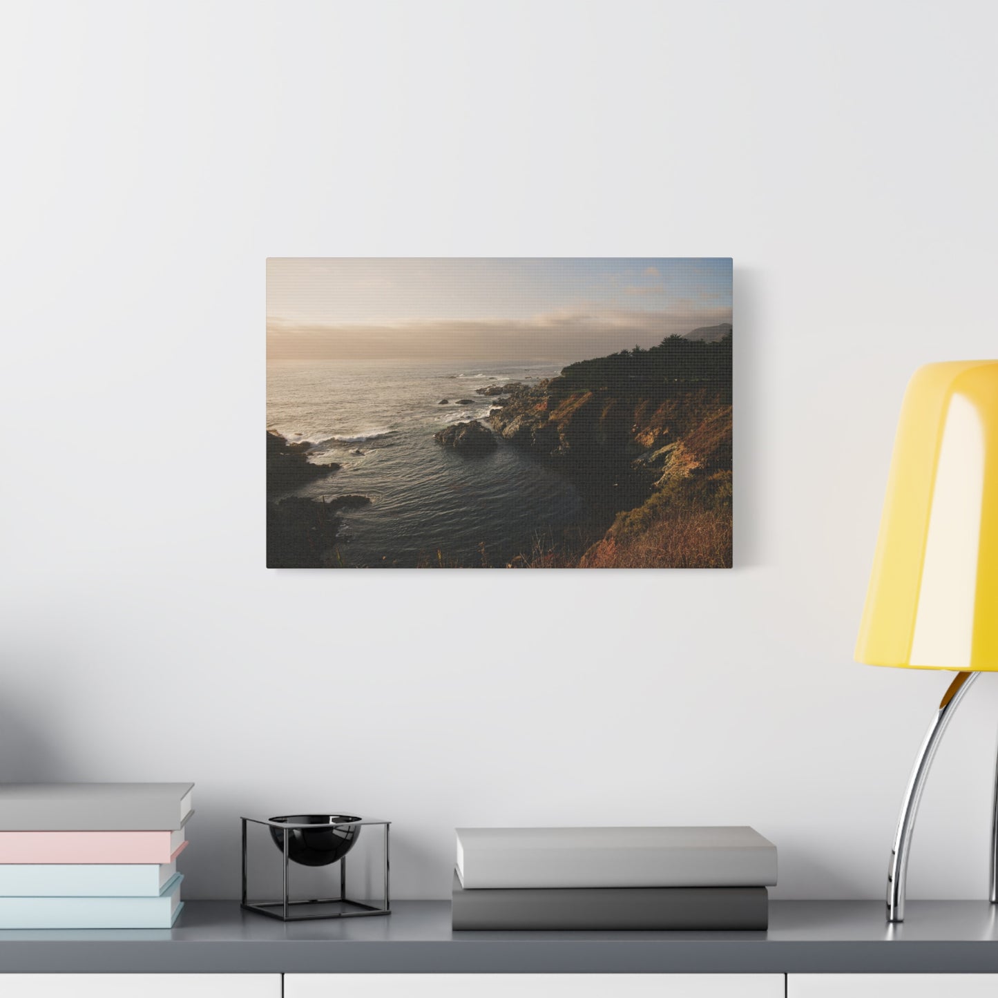 Vibrant Coastal Beauty at Big Sur, California - Canvas Print | Nature-Inspired Art for Your Home