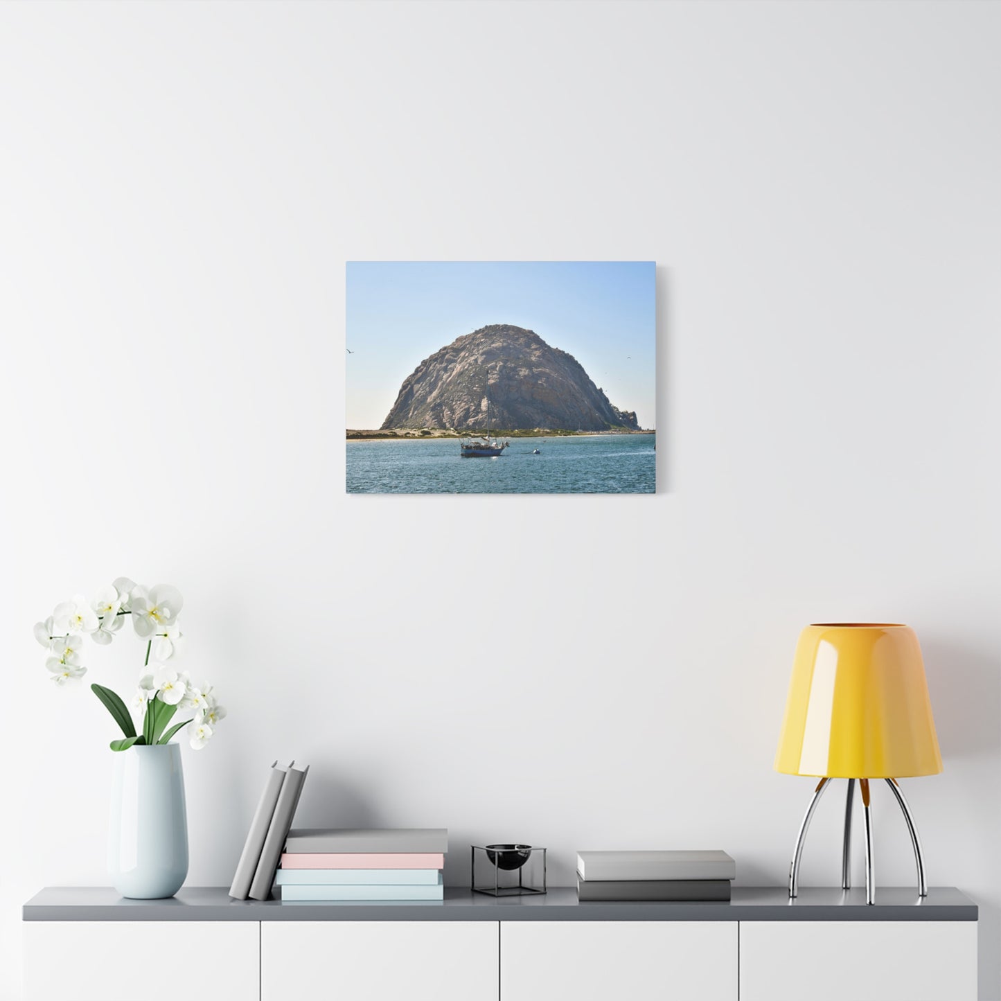 Majestic Morro Rock - Canvas Print | Iconic California Coastal Art