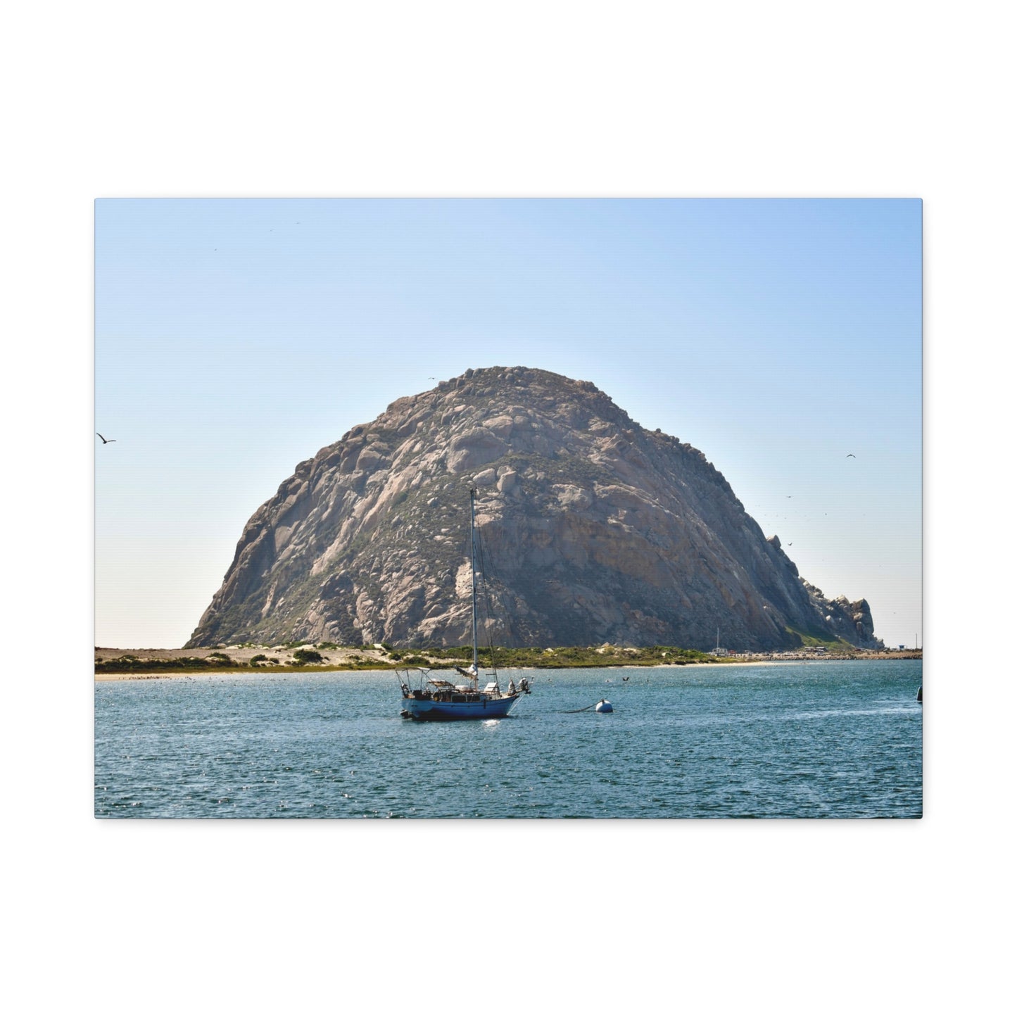 Majestic Morro Rock - Canvas Print | Iconic California Coastal Art