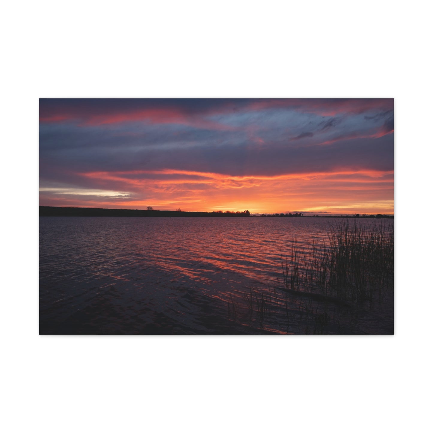 Vermilion Delta Skies – Sherman Island Sunrise