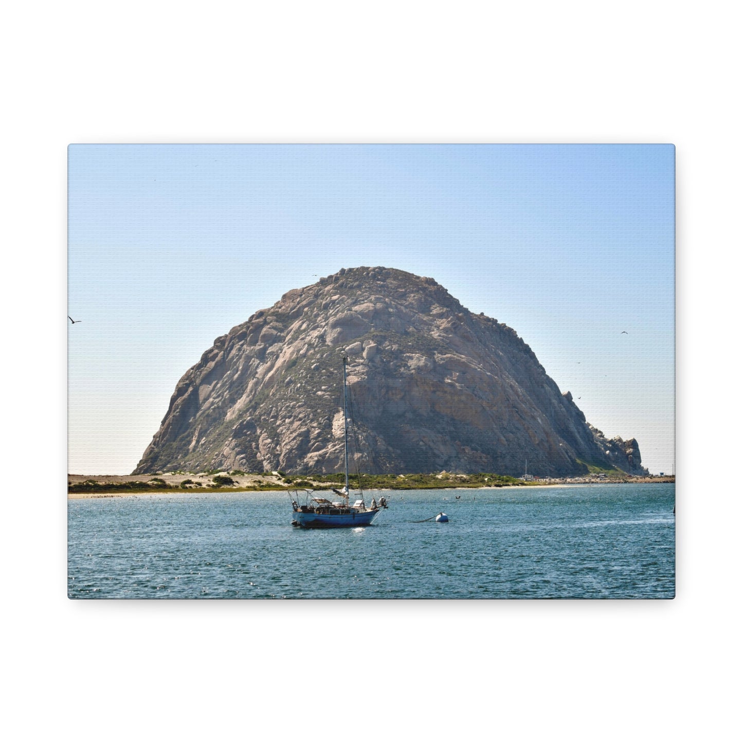 Majestic Morro Rock - Canvas Print | Iconic California Coastal Art