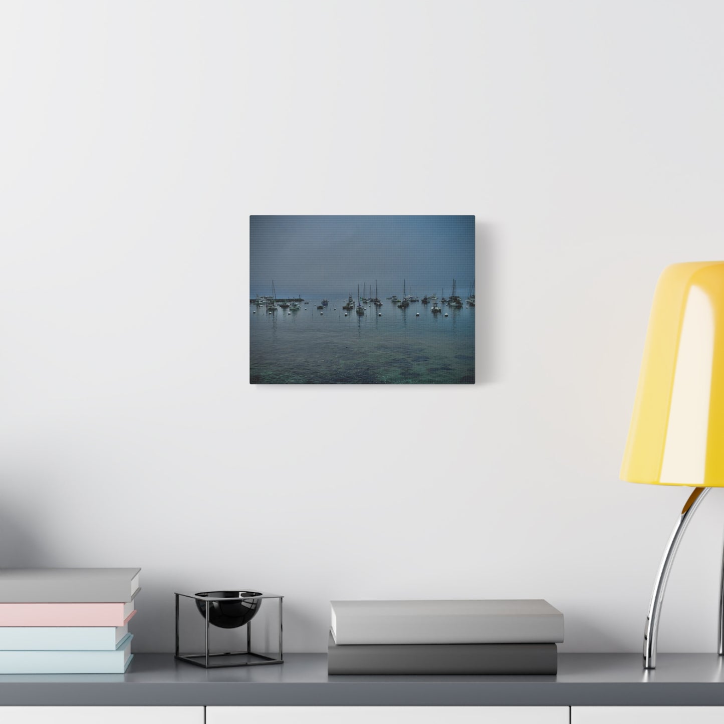 Catalina Island Harbor Canvas Print | Serene Coastal Photography Wall Art